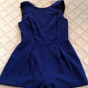 Too Shop Silk Lace Back Romper